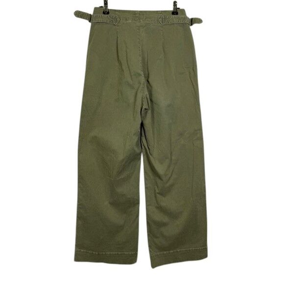 Mother "The Cinch Greaser" Killing Time Fatigue Green Pants Wide Leg Size 25 - Picture 5 of 16